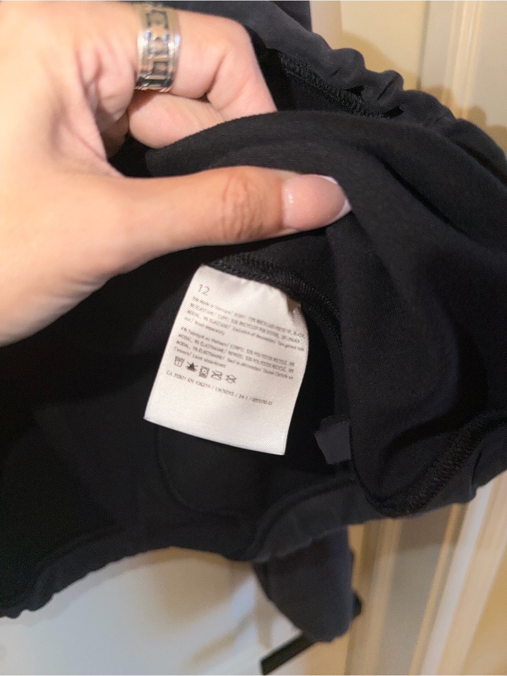 Lululemon Women’s Size 12 Black Half Zip Pullover Wide Leg Pants Set - Picture 4 of 12